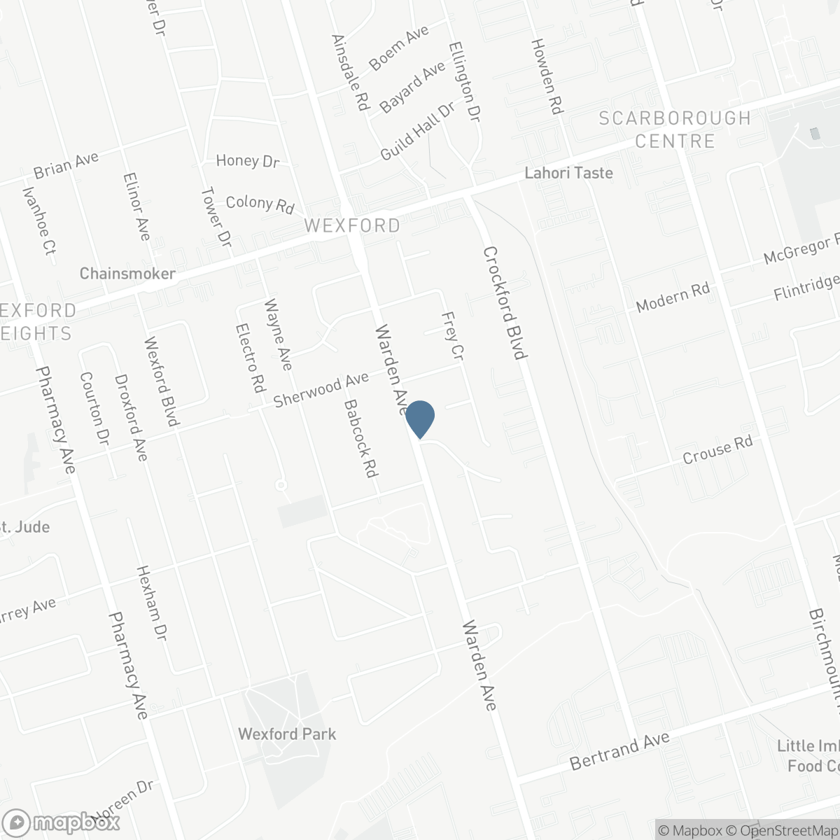 1063 WARDEN AVENUE, Toronto, Ontario M1R 2P4